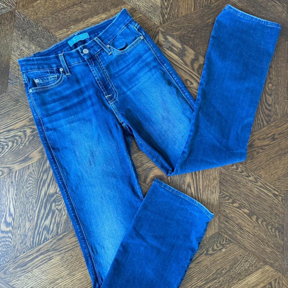 7 For All Mankind Women's Bootcut Jeans - Blue